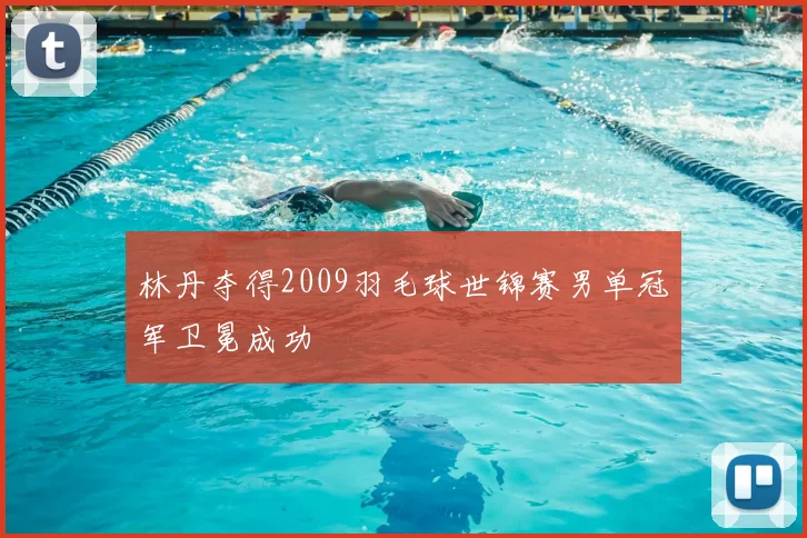 林丹夺得2009羽毛球世锦赛男单冠军卫冕成功